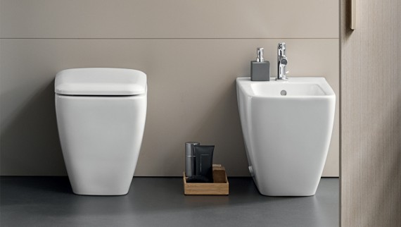 Vaso e bidet a terra Geberit iCon Square