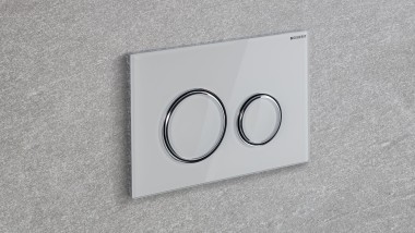 Geberit Sigma21 in vetro bianco