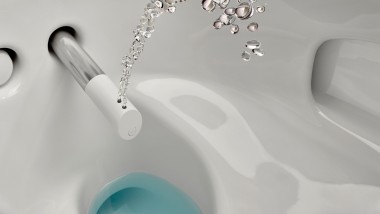 Geberit AquaClean, vaso bidet con Whirlspray