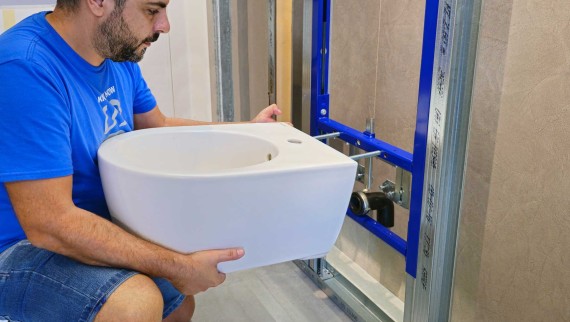 Installazione di un bidet Geberit con EFF3