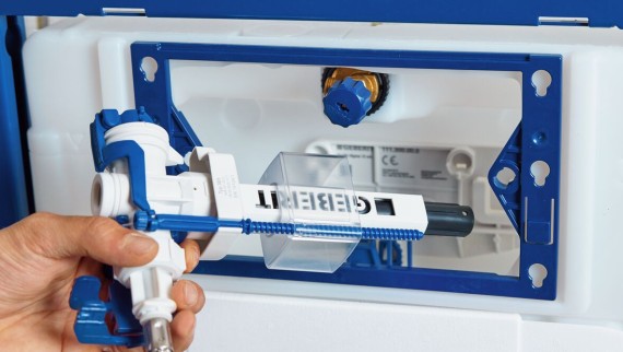 Geberit DuoFix e rubinetto a galleggiante Tipo383
