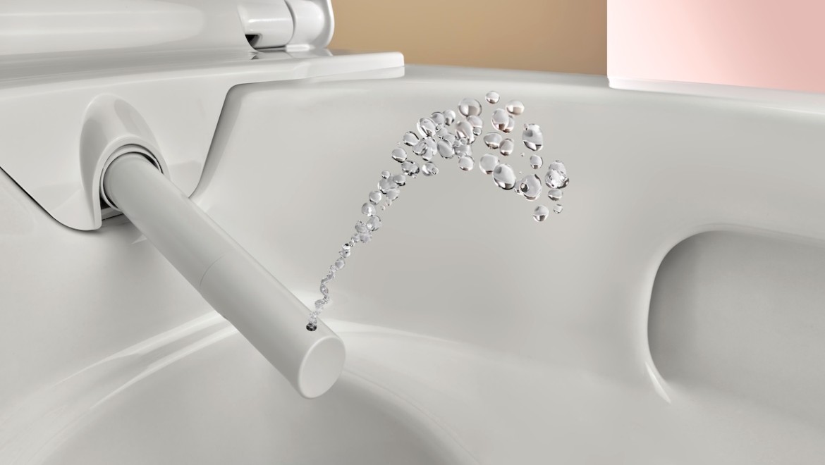 Vaso bidet Geberit AquaClean Alba con tecnologia WhirlSpra