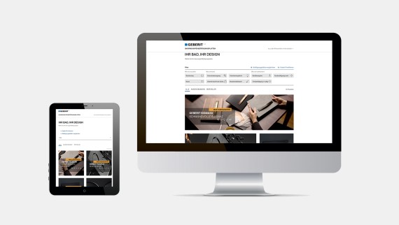 Showroom di placche di comando su tablet o desktop Showroom di placche di comando su tablet o desktop