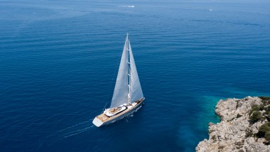 Uno yacht a vela del cantiere ADA Yachting di Bodrum naviga nel Mediterraneo (© ADA Yachting)