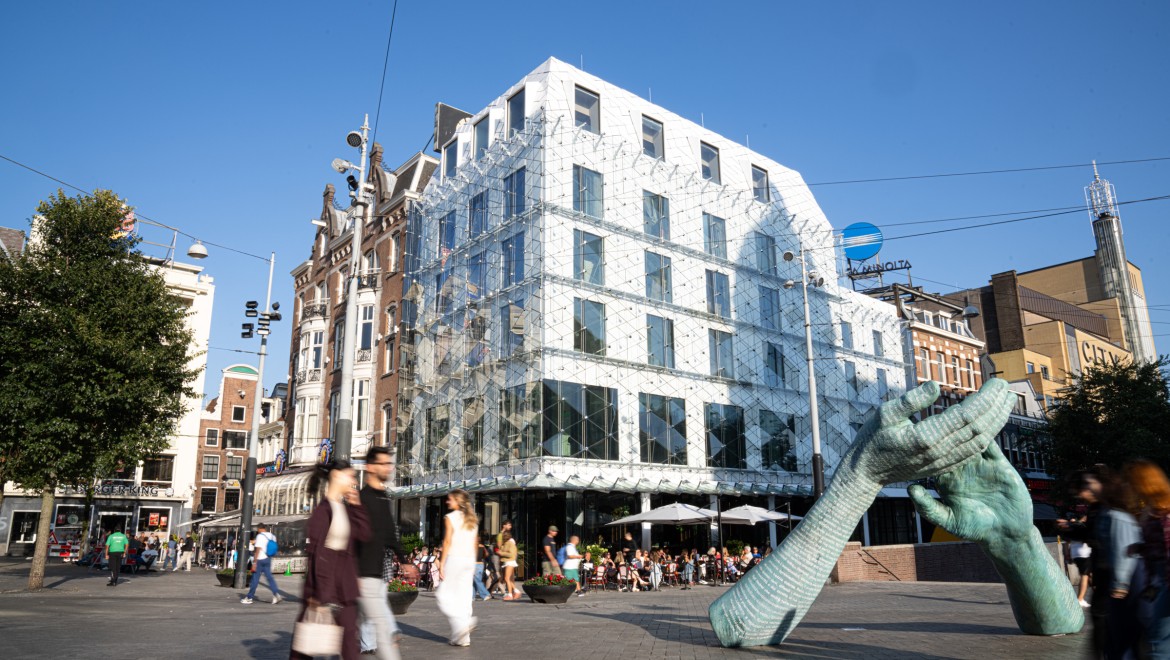 Nuovo edificio a Leidseplein oggi (© Denise Valk) Nuovo edificio a Leidseplein oggi (© Denise Valk)