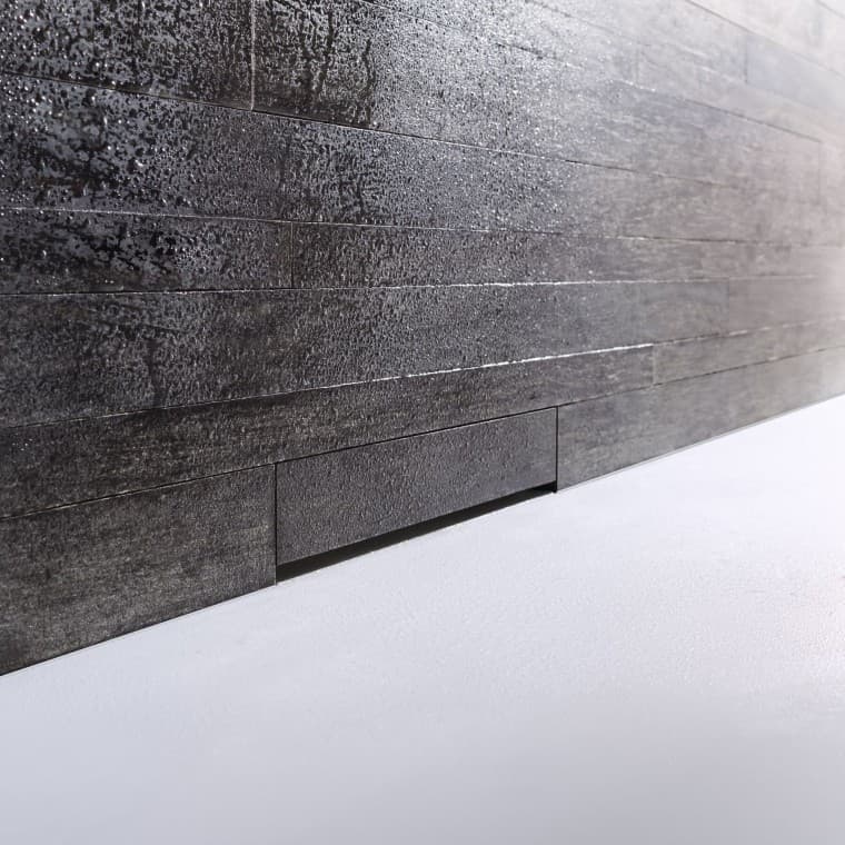 Scarico a parete con copertura personalizzabile Scarico a parete con copertura personalizzabile