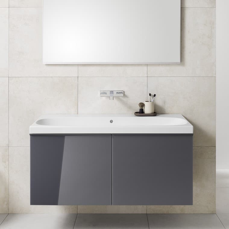 Bagno con mobili in legno della serie Geberit Acanto: anti muffa e umidità Bagno con mobili in legno della serie Geberit Acanto: anti muffa e umidità