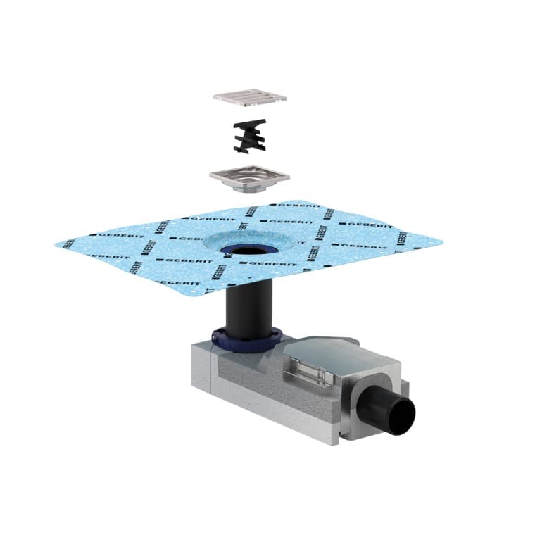 Scarico doccia a filo pavimento. Scarico doccia a filo pavimento.