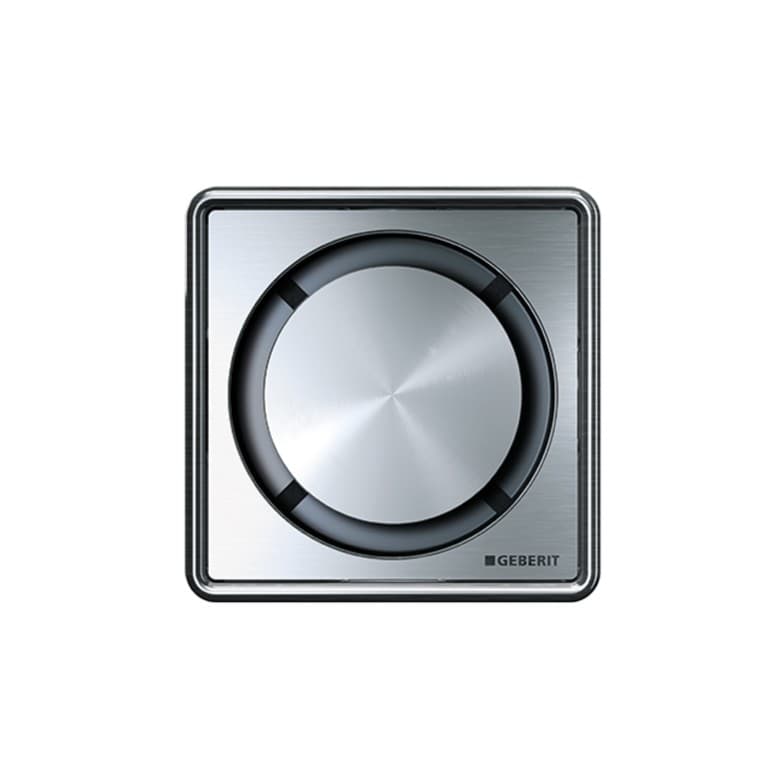 Copertura per scarico doccia a filo pavimento: design tondo Copertura per scarico doccia a filo pavimento: design tondo