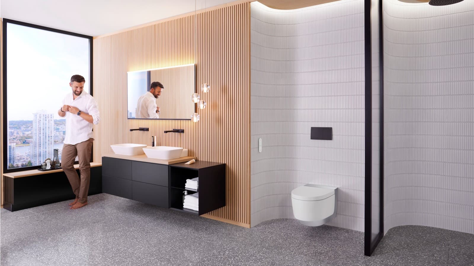 Vaso bidet completo Geberit AquaClean Mera Comfort Vaso bidet completo Geberit AquaClean Mera Comfort