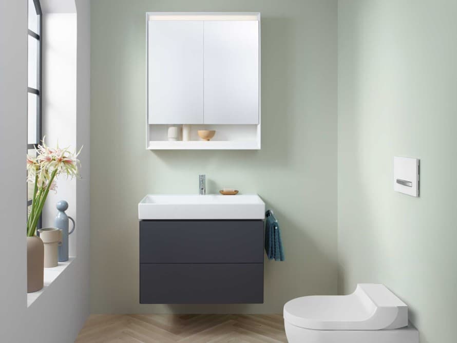 Bagno con colori chiari Bagno con colori chiari