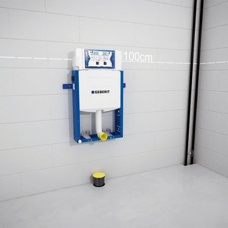 Fissare i moduli d'installazione Geberit Combifix Fissare i moduli d'installazione Geberit Combifix