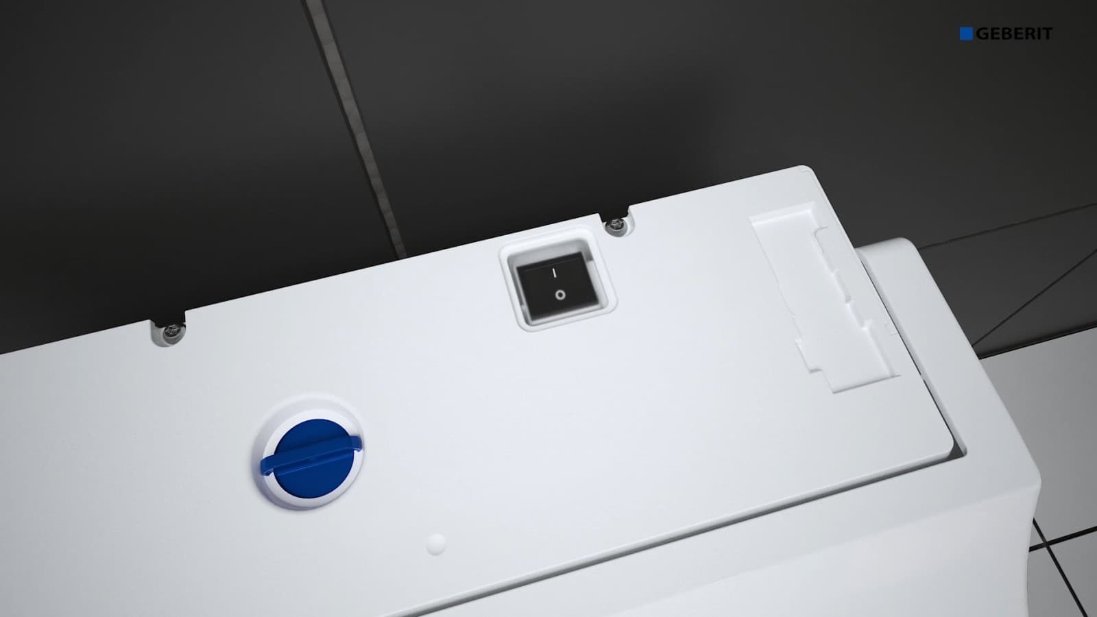 Geberit AquaClean Tuma Comfort: accensione Geberit AquaClean Tuma Comfort: accensione
