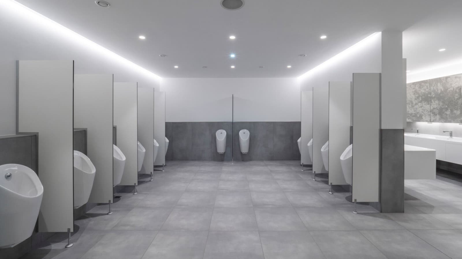 Impianto sanitario dopo il completamento Impianto sanitario dopo il completamento