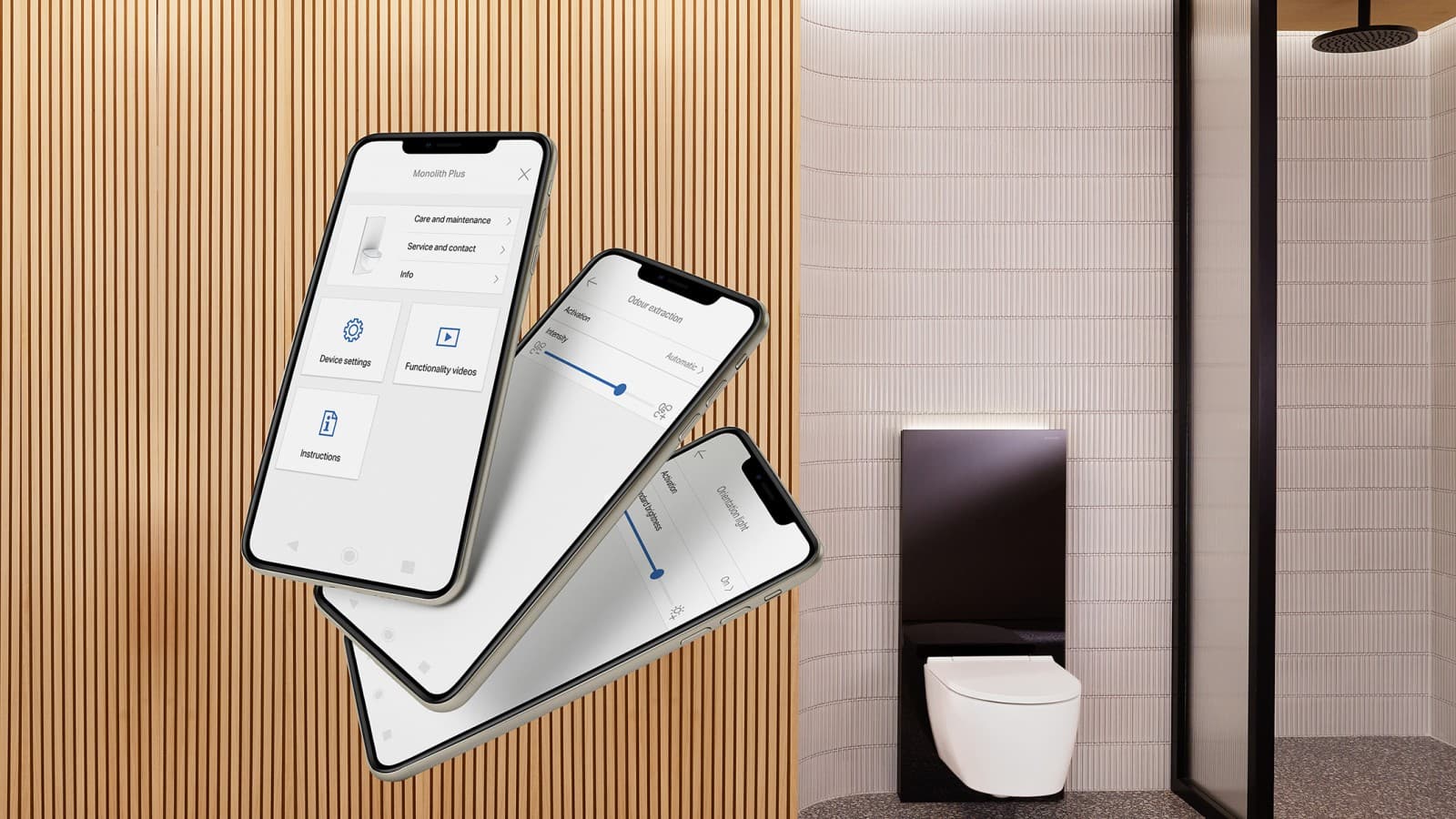 Geberit Home – per l'installazione del nuovo modulo sanitario Geberit Monolith Plus (© Geberit) Geberit Home – per l'installazione del nuovo modulo sanitario Geberit Monolith Plus (© Geberit)