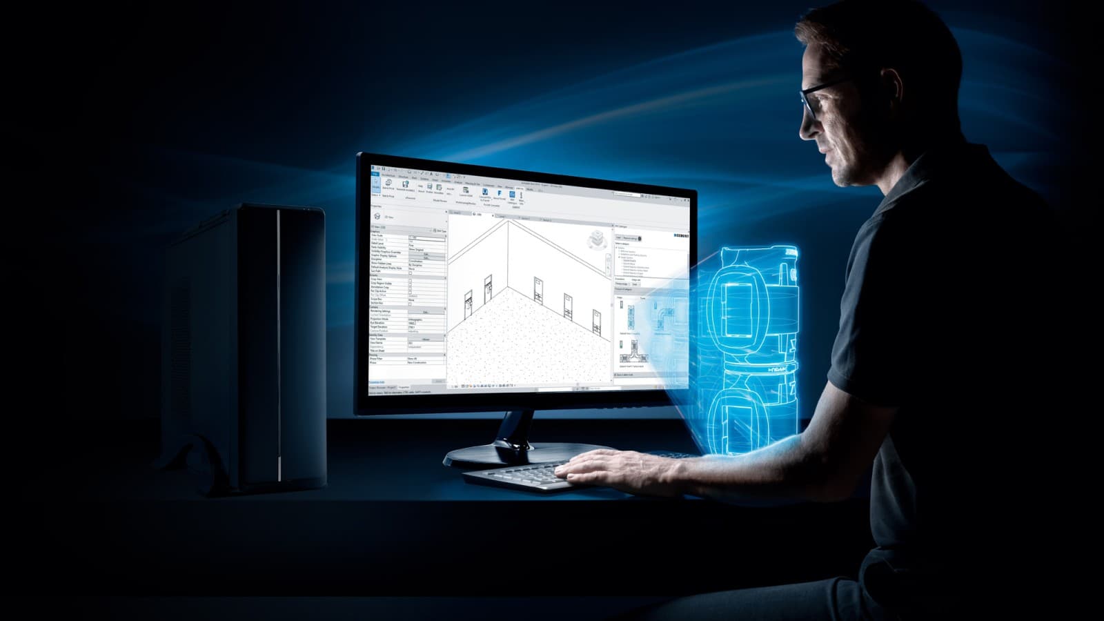 Raccordo Geberit FlowFit visualizzato nel catalogo BIM Raccordo Geberit FlowFit visualizzato nel catalogo BIM